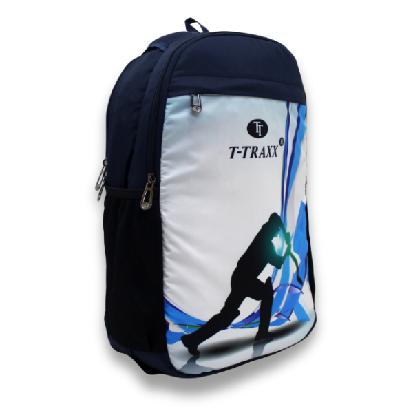 2-in-1 Reversible Organizer Backpack (Navy Blue) - Image 2