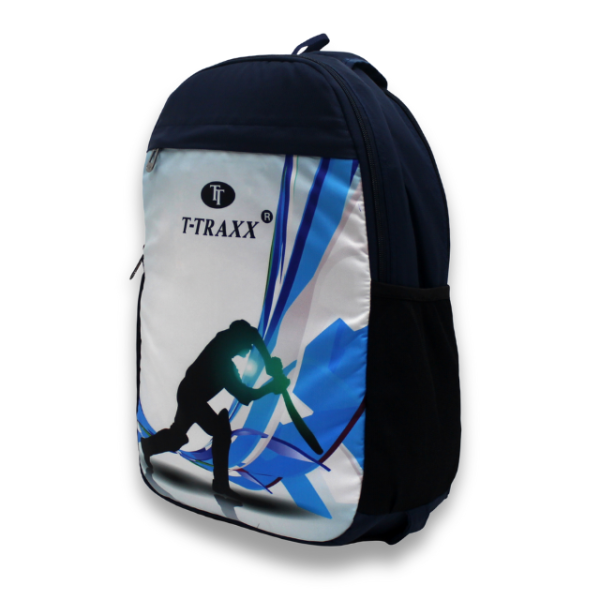 2-in-1 Reversible Organizer Backpack (Navy Blue) - Image 3