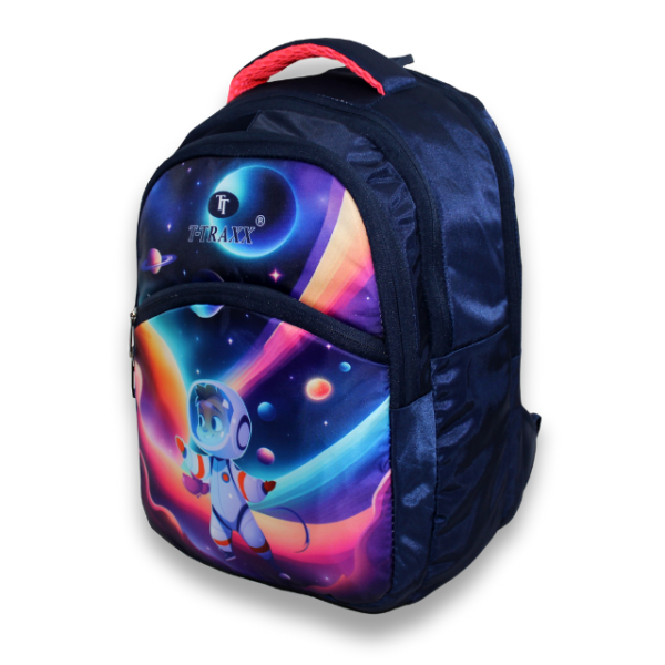 School Backpack for Kids with Padded Straps (Navy Blue Color) - Image 3