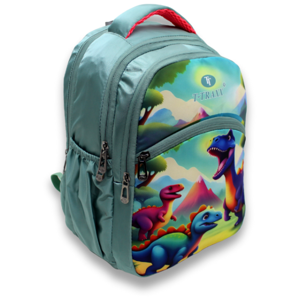 School Backpack for Kids with Padded Straps (Green Color) - Image 2