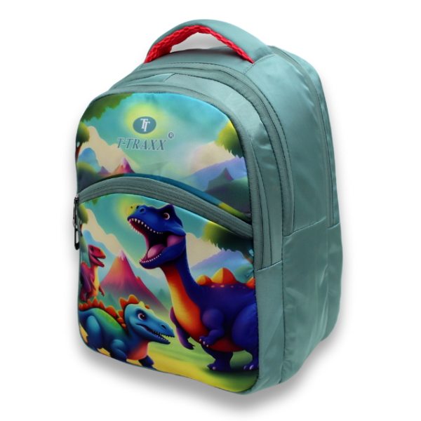 School Backpack for Kids with Padded Straps (Green Color) - Image 3