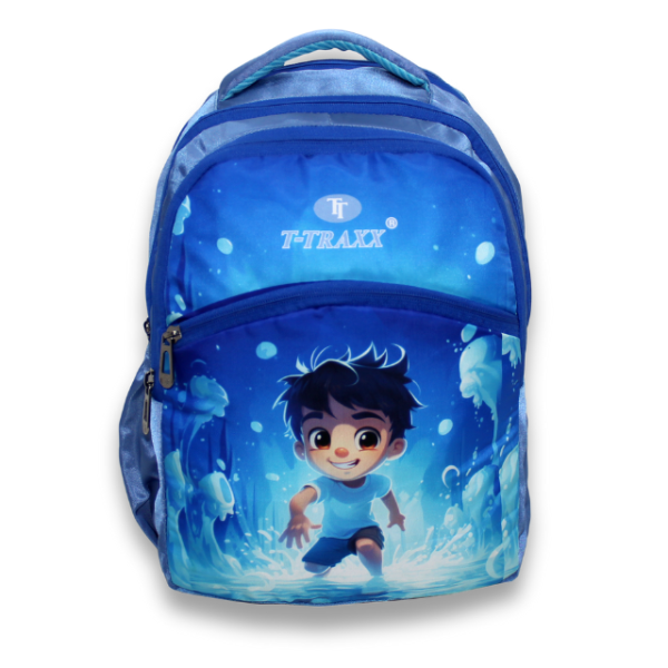 School Backpack for Kids with Padded Straps (Blue Color)