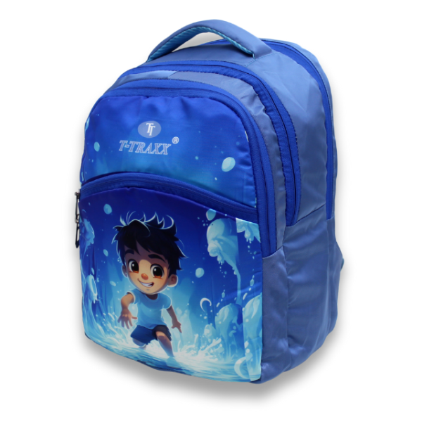 School Backpack for Kids with Padded Straps (Blue Color) - Image 3