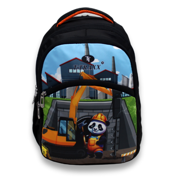 School Backpack for Kids with Padded Straps (Black Color)