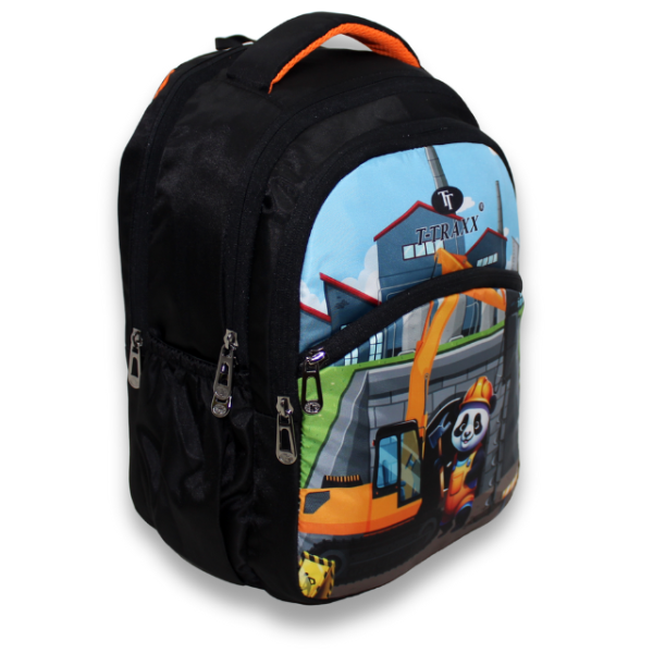 School Backpack for Kids with Padded Straps (Black Color) - Image 2