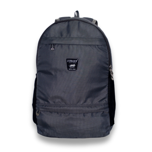 2-in-1 Reversible Organizer Backpack (Grey) - Image 4