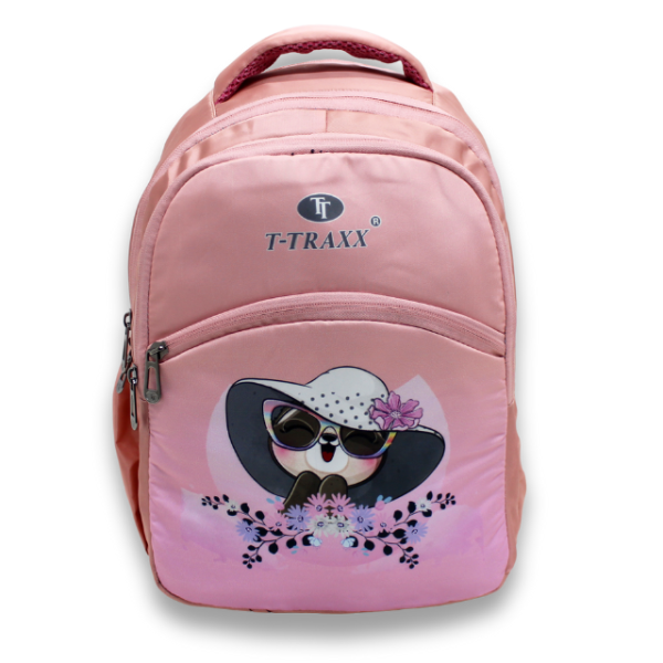 School Backpack for Kids with Padded Straps (Peach Color)