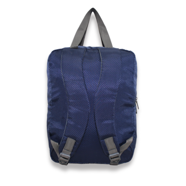 Multi-Pocket Daypack with Broad Straps & Dual Handles (Navy Blue Color) - Image 4