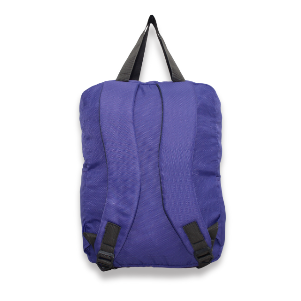 Multi-Pocket Daypack with Broad Straps & Dual Handles (Purple Color) - Image 4