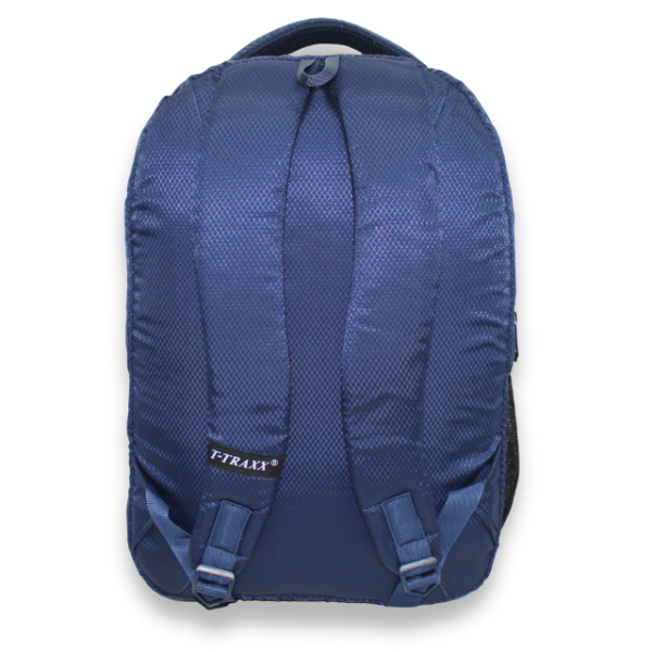 Tech-Savvy Backpack (Blue Color Backpack with Geometric Pattern) - Image 4