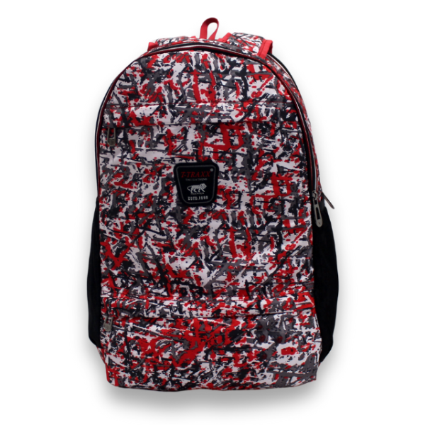 2-in-1 Reversible Organizer Backpack (Red) - Image 4