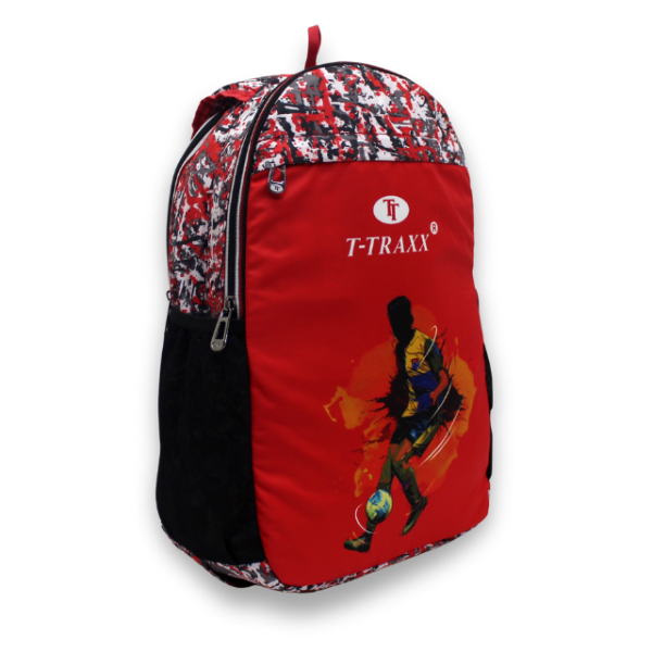 2-in-1 Reversible Organizer Backpack (Red) - Image 2