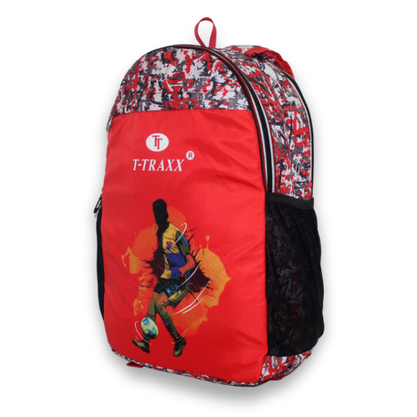 2-in-1 Reversible Organizer Backpack (Red) - Image 3