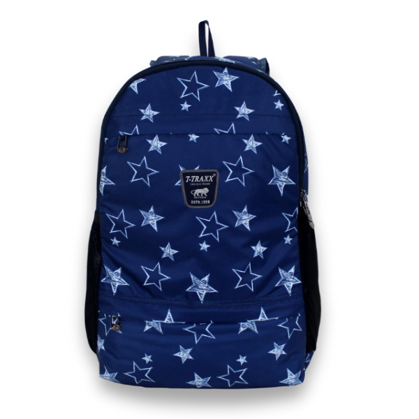 2-in-1 Reversible Organizer Backpack (Blue) - Image 4